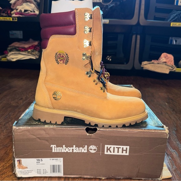 Timberland Kith Ronnie Fieg X Tommy Hilfiger 40 Below Super Boot Wheat Men 10.5 - Picture 1 of 7